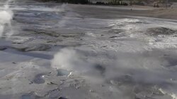Sizzling hot Norris geyser basin Stock Footage