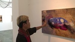 CLEAN : Beauty on the beast: Thai painter uses buffaloes as canvas News Clip