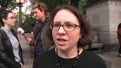 Women's Rights Activists Protest Trump News Clip