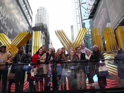 New York Area Prepares For Super Bowl XLVIII Stock Footage