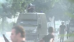 CLEAN: Crowd pelts US embassy over anti-islam movie in Egypt News Clip