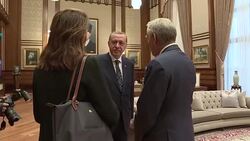 CLEAN : France's Ayrault meets Turkish Prime Minister Erdogan News Clip