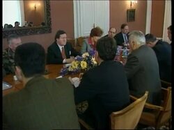 BOSNIA: NATO: LORD GEORGE ROBERTSON SPEECH News Clip