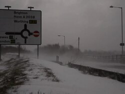 Snow Hits The UK Stock Footage