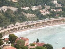 Train passing by Stock Footage