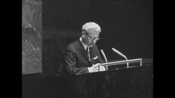 CAN618 GOLDBERG SPEAKS TO UN ON VARIOUS COUNTS INCLUDING VIETNAM AND STEPS TOWARD NUCLEAR DISARMAMENT Instructional Video