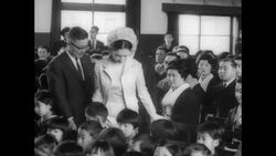 Prince Hiro's First Day of School Stock Footage