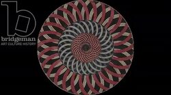 Animated 19th century zoetrope with geometric patterns Stock Footage