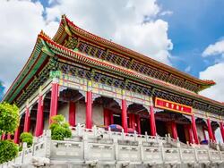 Chinese temple. Stock Footage