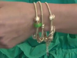 ATMOSPHERE: Angie Harmon Hosts PANDORA Mother's Day Event at the Angie Harmon Hosts PANDORA Mother's Day Event at Santa Monica CA. (Footage by WireImage Video/GettyImages) Stock Footage