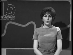 Tower Bridge: Looking at London, 1968, part 1 - Ann Dickinson introduces London series Stock Footage