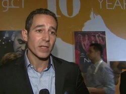 INTERVIEW - Waleed Zuaiter - The Muhr Awards Presentation - 10th Annual Dubai International Film Festival Stock Footage