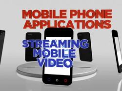 Mobile phone applications - loop Stock Footage