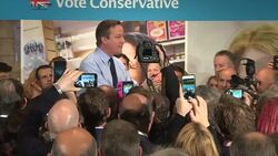 General Election 2015 - David Cameron Continues Conservative Campaign In London With 10 Days To Go News Clip