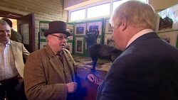 EU REFERENDUM: Boris Johnson and Priti Patel Campaigning for Vote Leave at Cattle Market in Clitheroe, Lancashire News Clip