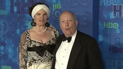 Julian Fellowes at the HBO's Post Emmy Awards Reception - Arrivals Stock Footage