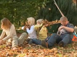 PAL DOLLY: Happy Family Stock Footage