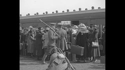 US servicemen leave Germany in 1922 News Clip