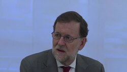 CLEAN : Spain: Rajoy meet with Iglesias as he tries to form government News Clip