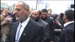 Egypt - Egyptian parliament inaugural meeting /  Protest against Islamist domination of committee writing new constitution / Aftermath of clashes in stadium that killed at least 74 News Clip