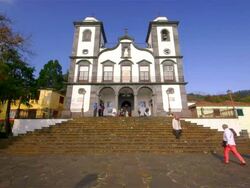 Pilgrimage Church Stock Footage