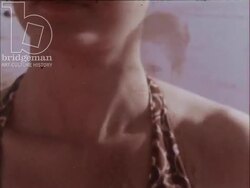 Fashion Collection Spring-Summer 1971 - women modelling swimwear Stock Footage
