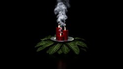 ornament with candles Stock Footage