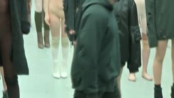 Beyonce attends Kanye West's showcase for his shoe line; supermodel Naomi Campbell organises Fashion for Relief show News Clip