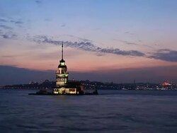 HD: Maiden Tower, Istanbul, TURKEY Stock Footage