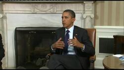 4:3 Obama meets Tunisian Prime Minister News Clip
