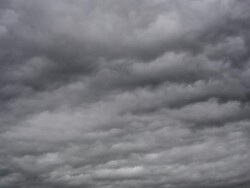 TIME LAPSE: Dark Storm Clouds Stock Footage