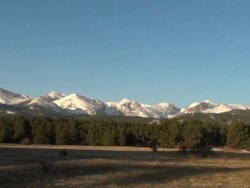 Rocky Mountain National Park Entrance (Hwy 7) Stock Footage