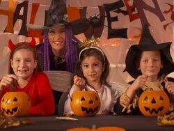HD: Trick Or Treat Stock Footage