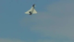 Prince William Watches as RAF Typhoon Fighter Planes As They Perform Manoeuvres News Clip