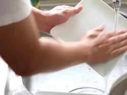 Dish Washing Stock Footage