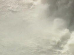 MS AERIALShot of Gullfoss / Iceland Stock Footage