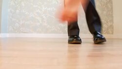 Businessman receiving a warm welcome from his daughter Stock Footage