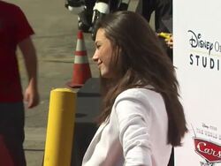 Chloe Bridges at the Disney/Pixar Celebrates the Launch of the World of Cars Online at Burbank CA. (Footage by WireImage Video/GettyImages) Stock Footage