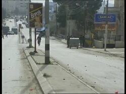 WEST BANK: BETHLEHEM: PALESTINIANS CLASH WITH ISRAELI TROOPS News Clip