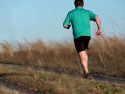 Runner Stock Footage