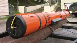 The Autonomous Underwater Vehicle Sonar Robot News Clip