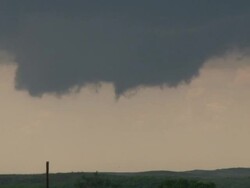 Developing Tornado In Texas- Timelapse Sequence Stock Footage