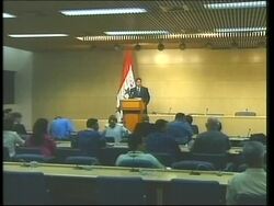 Iraq tribunal files new charges against Saddam, 8 others News Clip