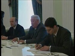 RUSSIA: UN CHIEF KOFI ANNAN MEETS BORIS YELTSIN News Clip