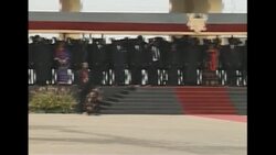 4:3 State funeral for President Mills attended by foreign dignitaries News Clip