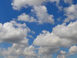 White clouds Stock Footage