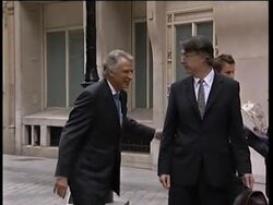 France - Slander case brought by President Sarkozy against de Villepin News Clip