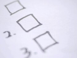 Check the option with a pen Stock Footage