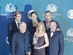 2005 People's Choice Awards Photo Room Stock Footage