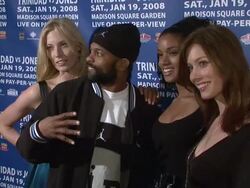 'Fight Week' Kickoff with Victoria's Secret Supermodel Selita Eubanks Stock Footage